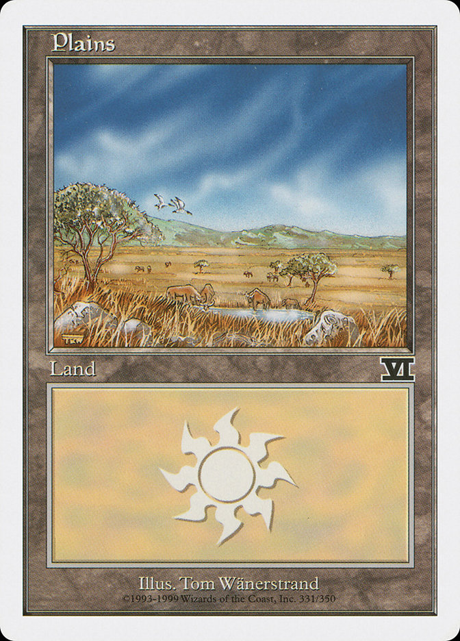 Plains (331) [Classic Sixth Edition] MTG Single Magic: The Gathering | Red Claw Gaming