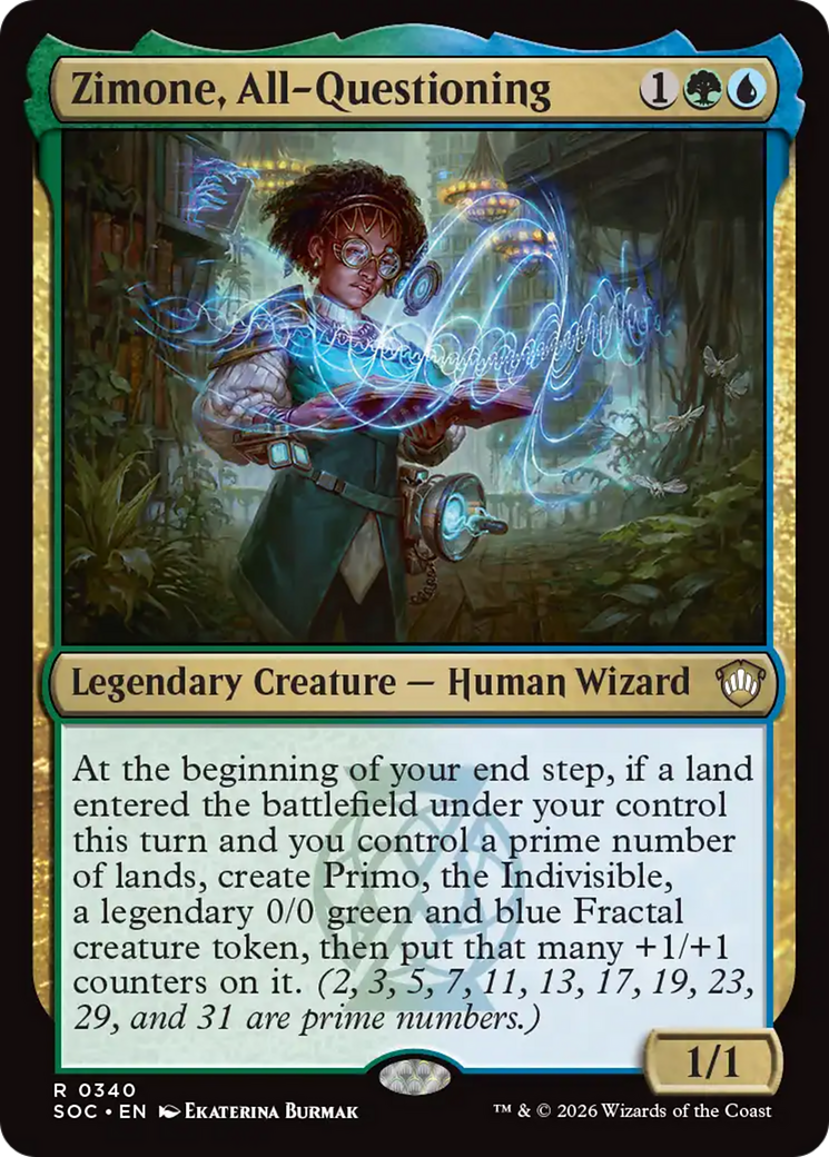 Zimone, All-Questioning [Secrets of Strixhaven Commander] MTG Single Magic: The Gathering | Red Claw Gaming