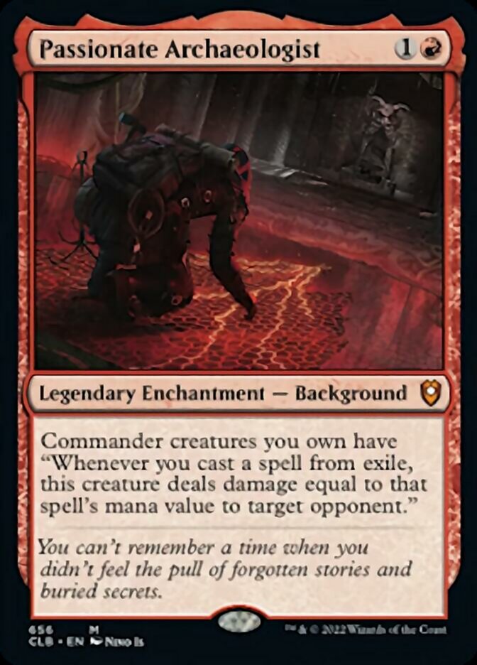 Passionate Archaeologist [Commander Legends: Battle for Baldur's Gate] MTG Single Magic: The Gathering | Red Claw Gaming
