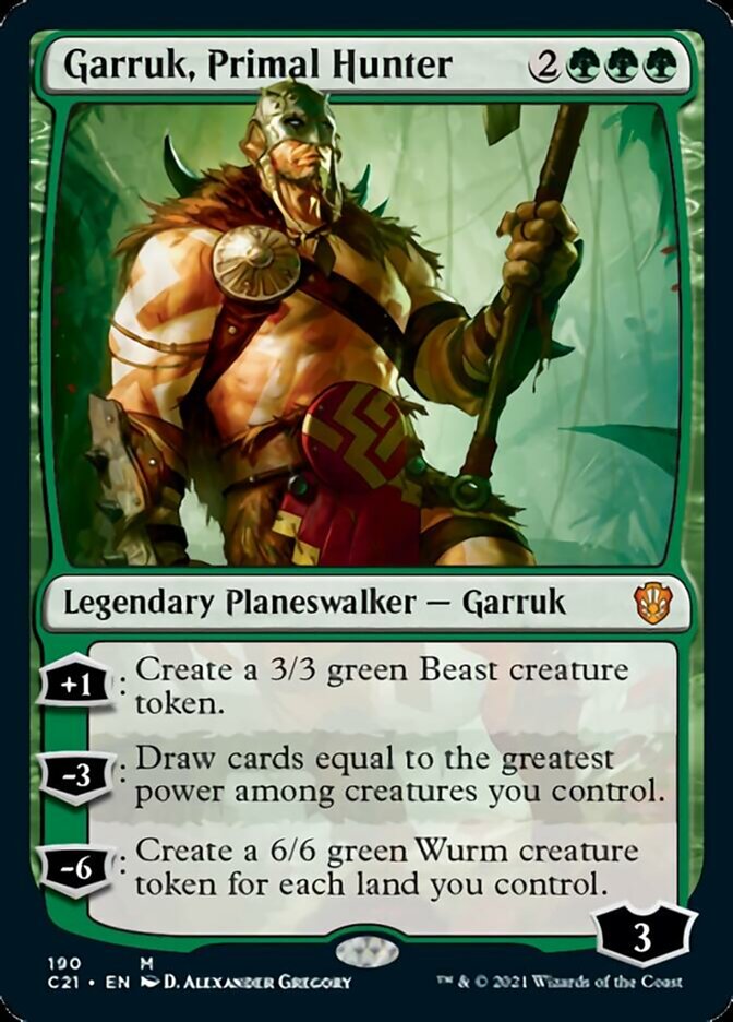 Garruk, Primal Hunter [Commander 2021] MTG Single Magic: The Gathering | Red Claw Gaming