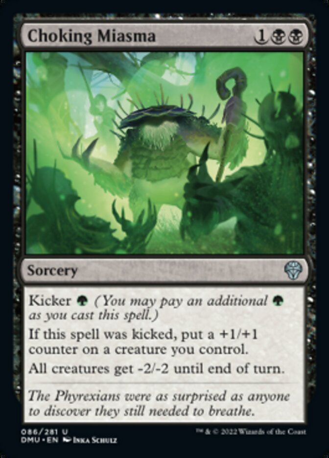 Choking Miasma [Dominaria United] MTG Single Magic: The Gathering | Red Claw Gaming