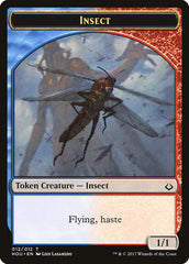 Champion of Wits // Insect Double-Sided Token [Hour of Devastation Tokens] MTG Single Magic: The Gathering | Red Claw Gaming
