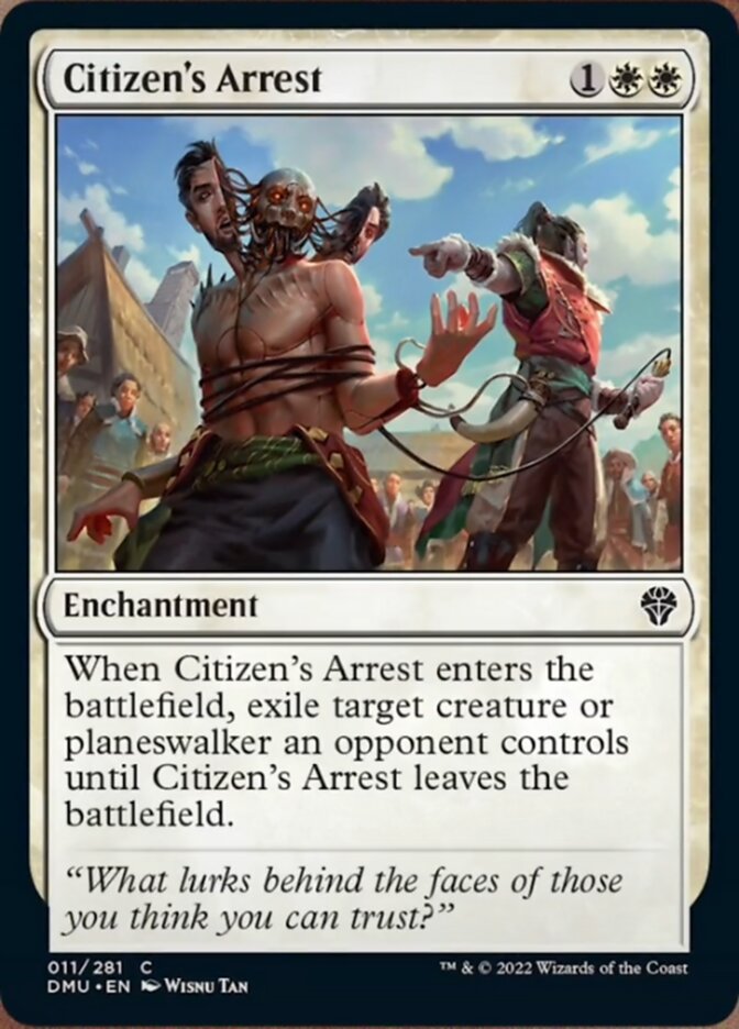 Citizen's Arrest [Dominaria United] MTG Single Magic: The Gathering | Red Claw Gaming