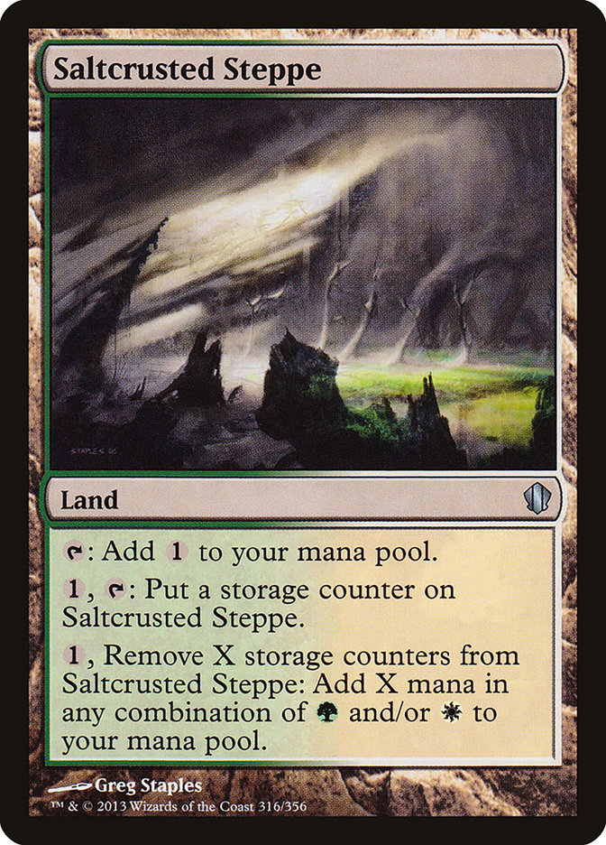 Saltcrusted Steppe [Commander 2013] MTG Single Magic: The Gathering | Red Claw Gaming