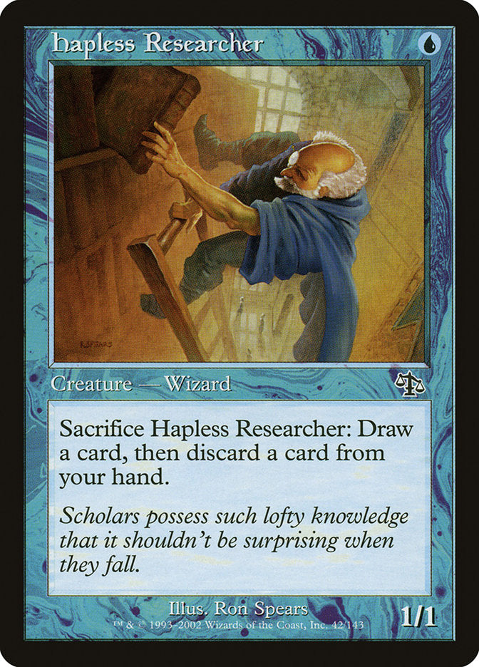 Hapless Researcher [Judgment] MTG Single Magic: The Gathering | Red Claw Gaming