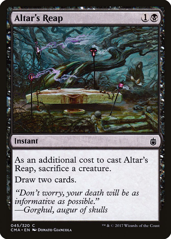 Altar's Reap [Commander Anthology] MTG Single Magic: The Gathering | Red Claw Gaming