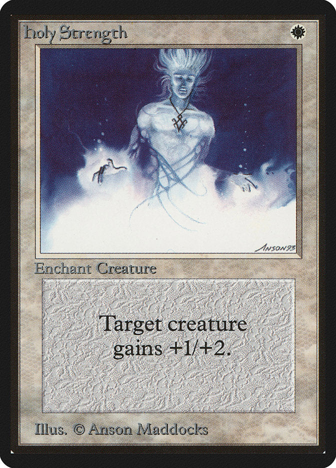 Holy Strength [Beta Edition] MTG Single Magic: The Gathering | Red Claw Gaming