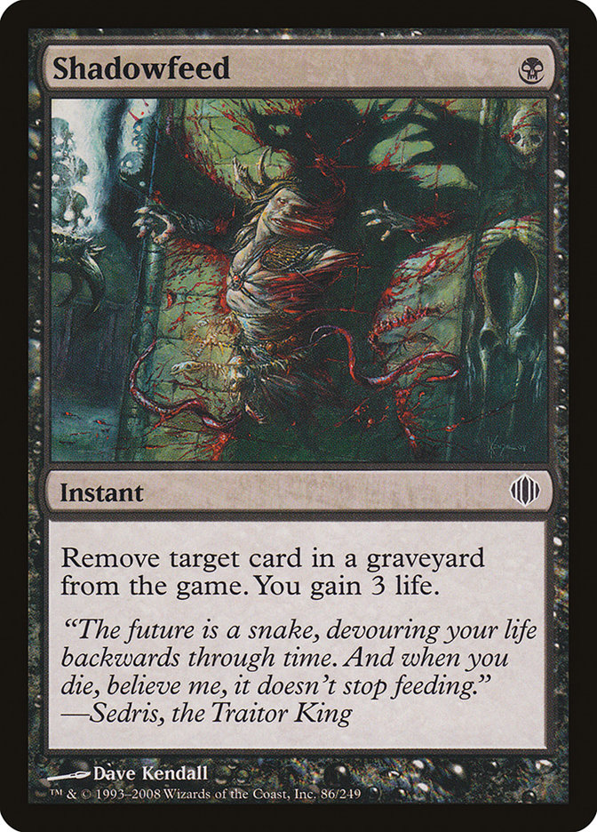 Shadowfeed [Shards of Alara] MTG Single Magic: The Gathering | Red Claw Gaming