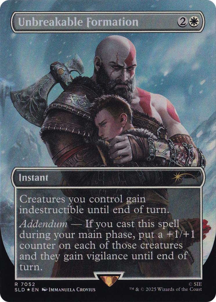 Unbreakable Formation (7052) [Secret Lair Drop Series] MTG Single Magic: The Gathering | Red Claw Gaming