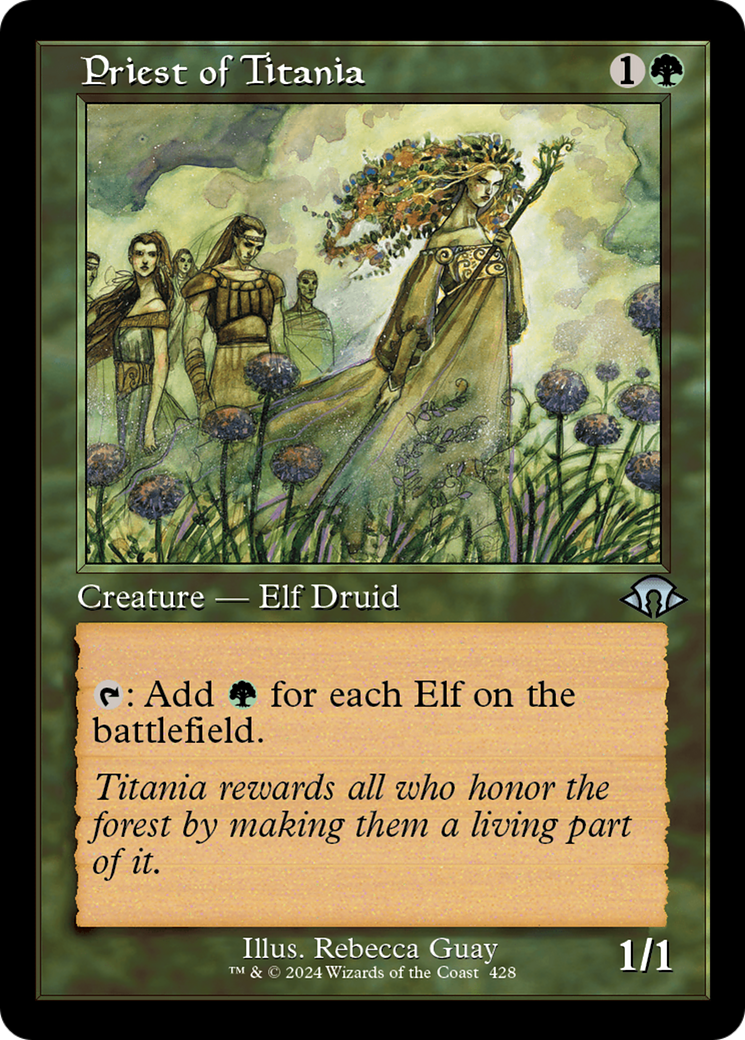Priest of Titania (Retro) [Modern Horizons 3] MTG Single Magic: The Gathering | Red Claw Gaming