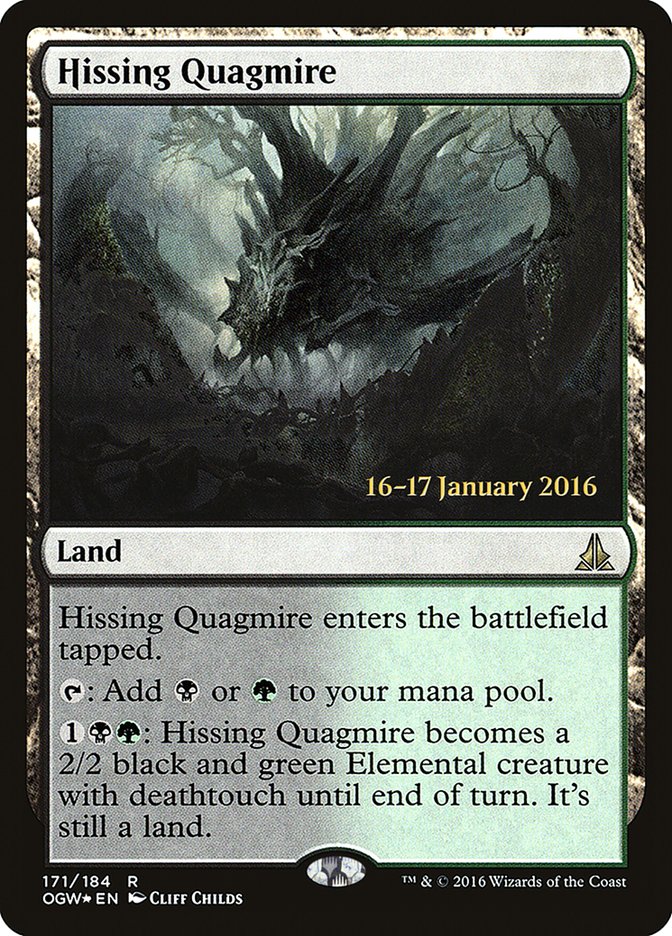 Hissing Quagmire [Oath of the Gatewatch Prerelease Promos] MTG Single Magic: The Gathering | Red Claw Gaming