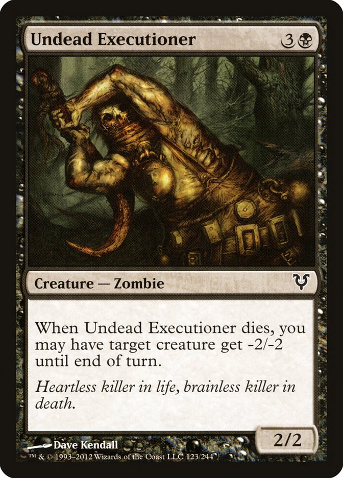 Undead Executioner [Avacyn Restored] MTG Single Magic: The Gathering | Red Claw Gaming