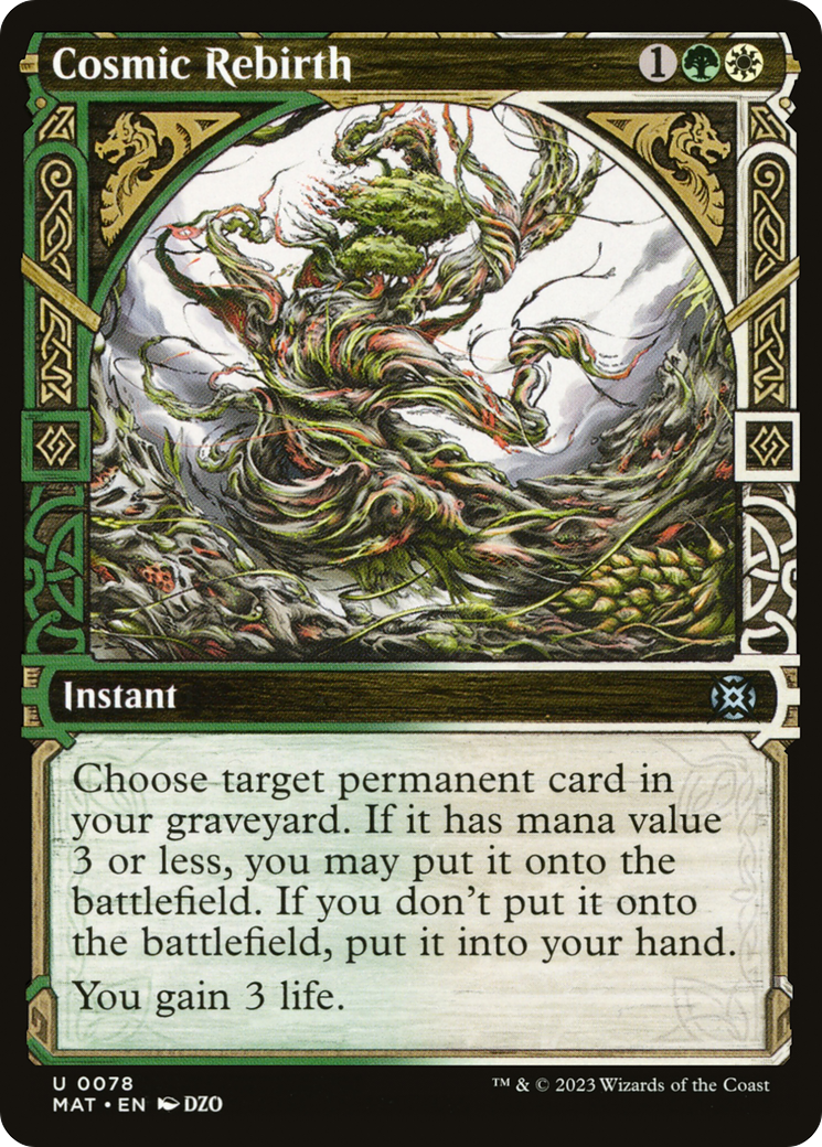 Cosmic Rebirth (Showcase) [March of the Machine: The Aftermath] MTG Single Magic: The Gathering | Red Claw Gaming