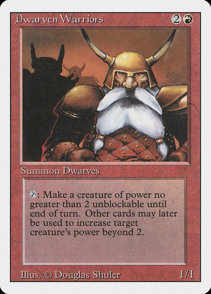 Dwarven Warriors [Revised Edition] MTG Single Magic: The Gathering | Red Claw Gaming