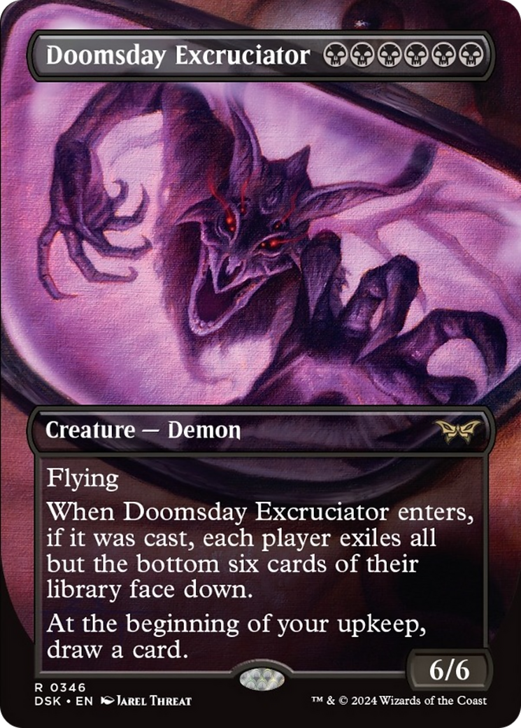 Doomsday Excruciator (Borderless) [Duskmourn: House of Horror] MTG Single Magic: The Gathering | Red Claw Gaming