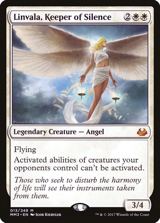 Linvala, Keeper of Silence [Modern Masters 2017] MTG Single Magic: The Gathering | Red Claw Gaming