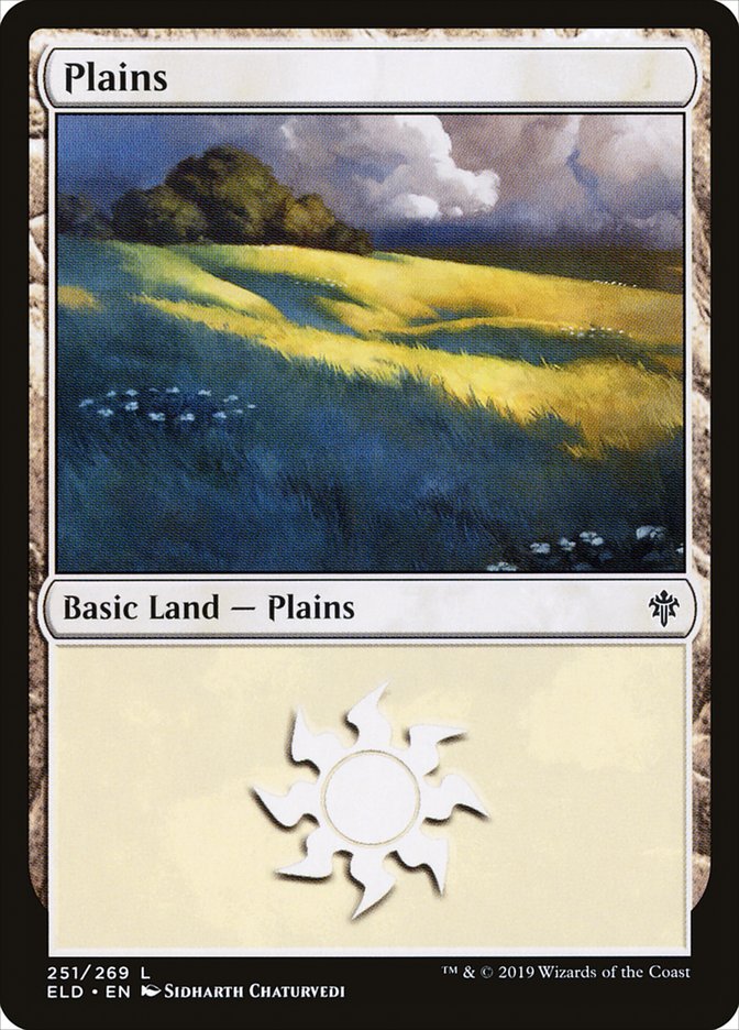 Plains (251) [Throne of Eldraine] MTG Single Magic: The Gathering | Red Claw Gaming