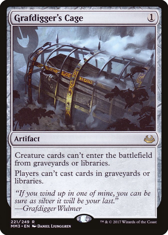 Grafdigger's Cage [Modern Masters 2017] MTG Single Magic: The Gathering | Red Claw Gaming