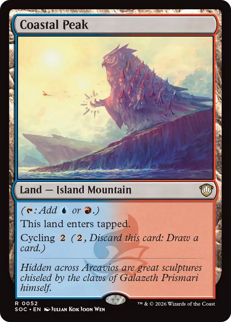 Coastal Peak [Secrets of Strixhaven Commander] MTG Single Magic: The Gathering | Red Claw Gaming