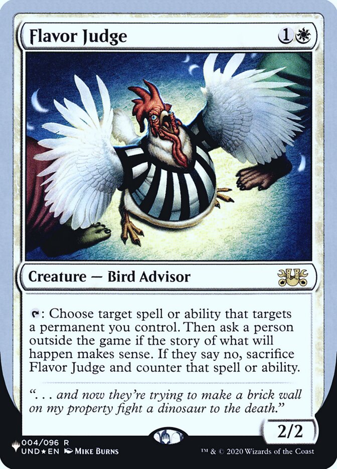 Flavor Judge (Unfinity Foil Edition) [The List] MTG Single Magic: The Gathering | Red Claw Gaming