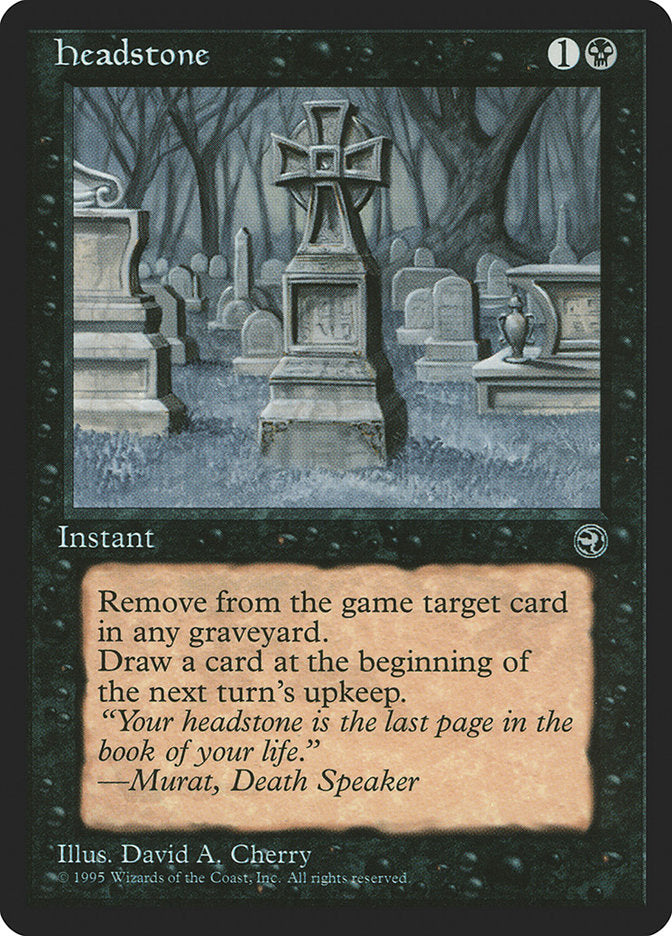 Headstone [Homelands] MTG Single Magic: The Gathering | Red Claw Gaming