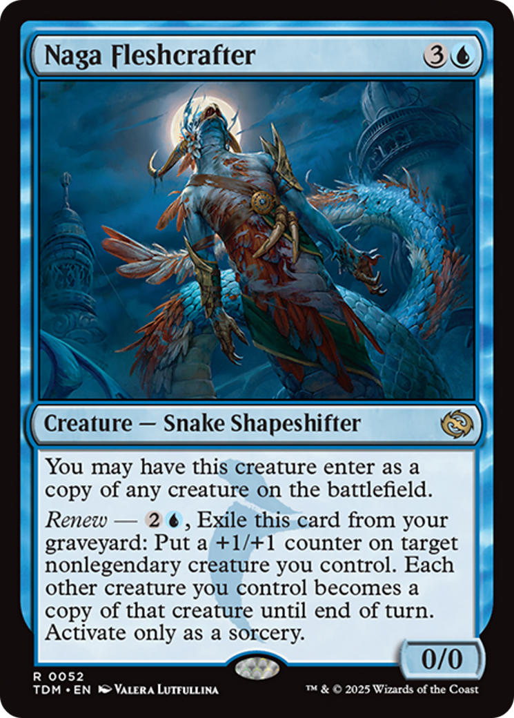 Naga Fleshcrafter [Tarkir: Dragonstorm] MTG Single Magic: The Gathering | Red Claw Gaming