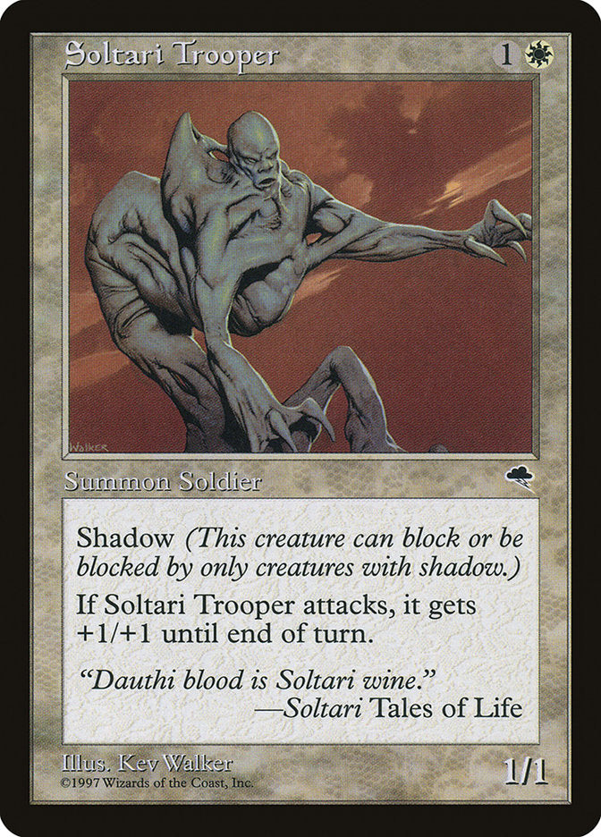 Soltari Trooper [Tempest] MTG Single Magic: The Gathering | Red Claw Gaming