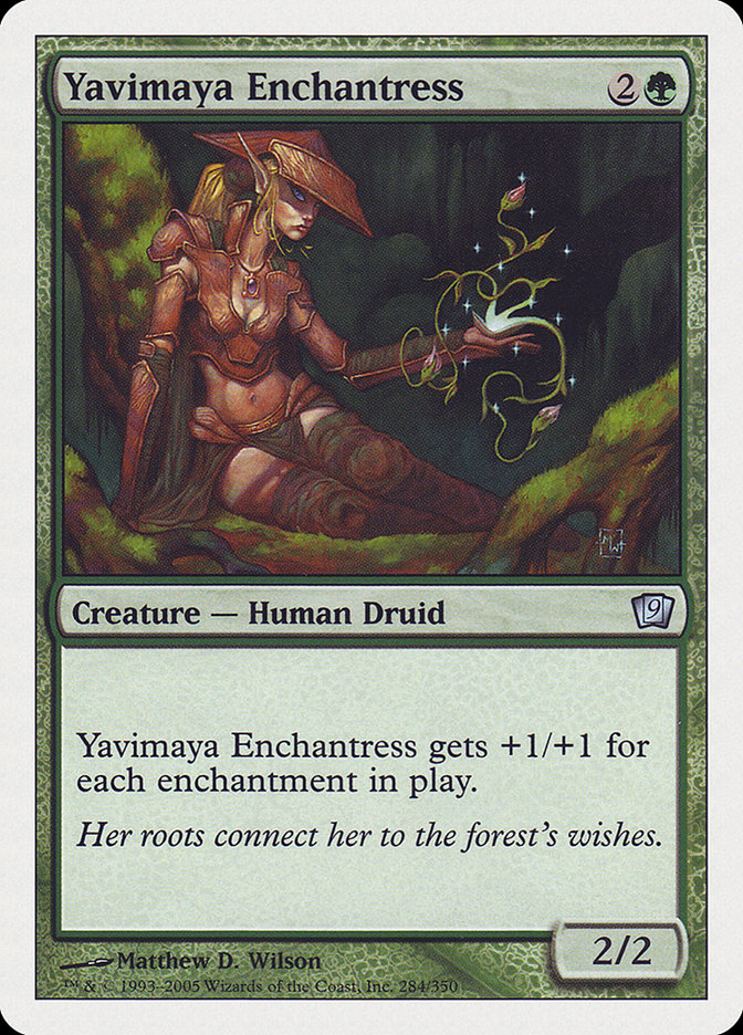 Yavimaya Enchantress [Ninth Edition] MTG Single Magic: The Gathering | Red Claw Gaming