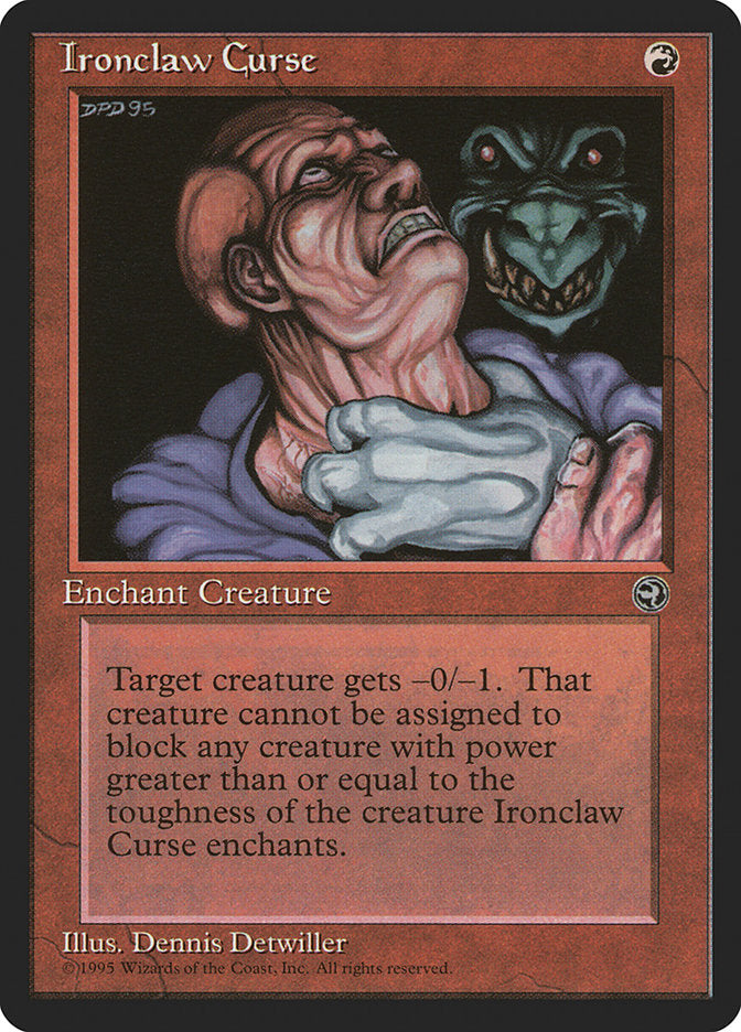 Ironclaw Curse [Homelands] MTG Single Magic: The Gathering | Red Claw Gaming