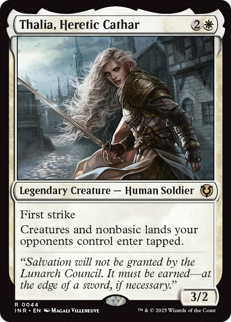 Thalia, Heretic Cathar [Innistrad Remastered] MTG Single Magic: The Gathering | Red Claw Gaming