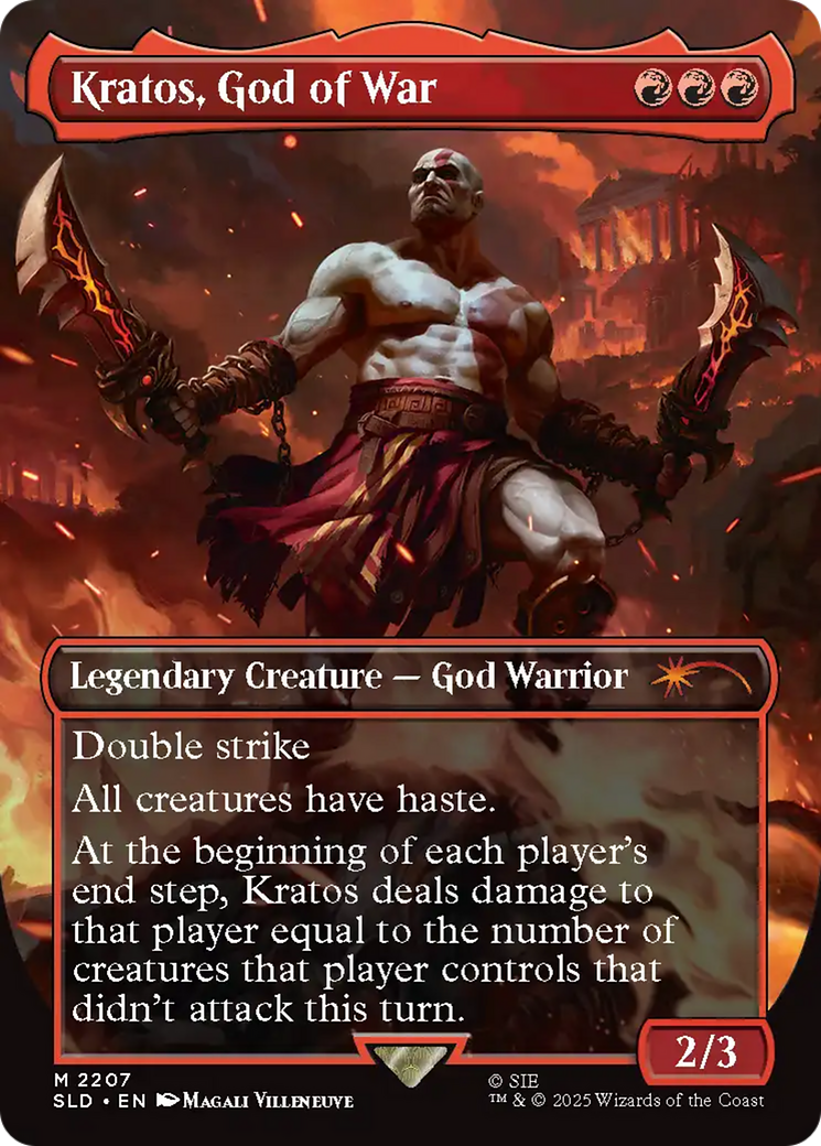 Kratos, God of War [Secret Lair Drop Series] MTG Single Magic: The Gathering | Red Claw Gaming