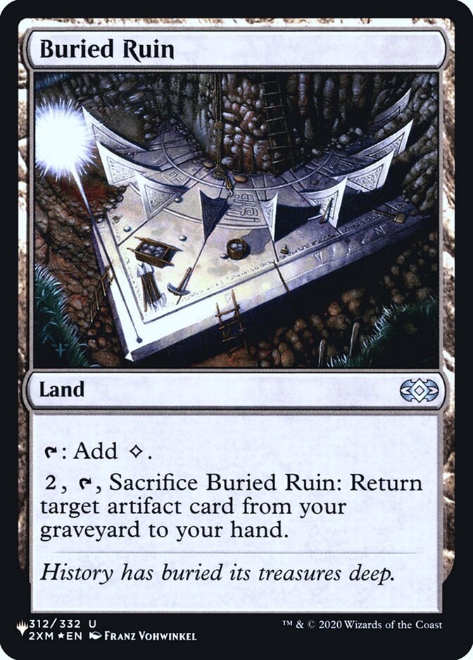 Buried Ruin [Secret Lair: Heads I Win, Tails You Lose] MTG Single Magic: The Gathering | Red Claw Gaming