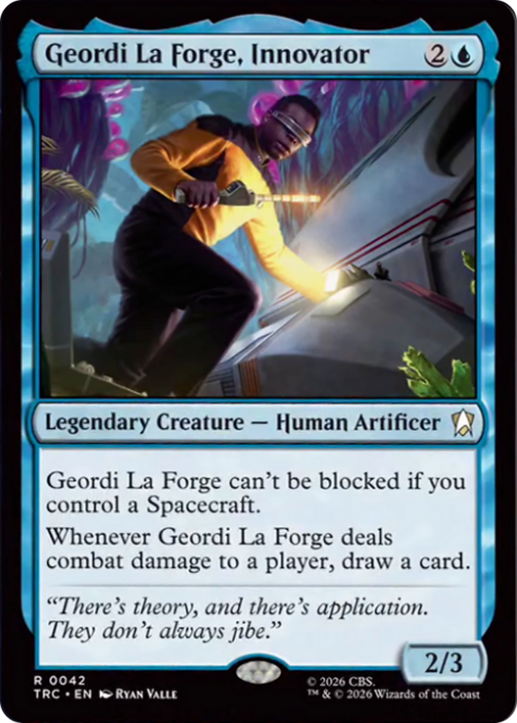 Geordi La Forge, Innovator [Star Trek Commander] MTG Single Magic: The Gathering | Red Claw Gaming