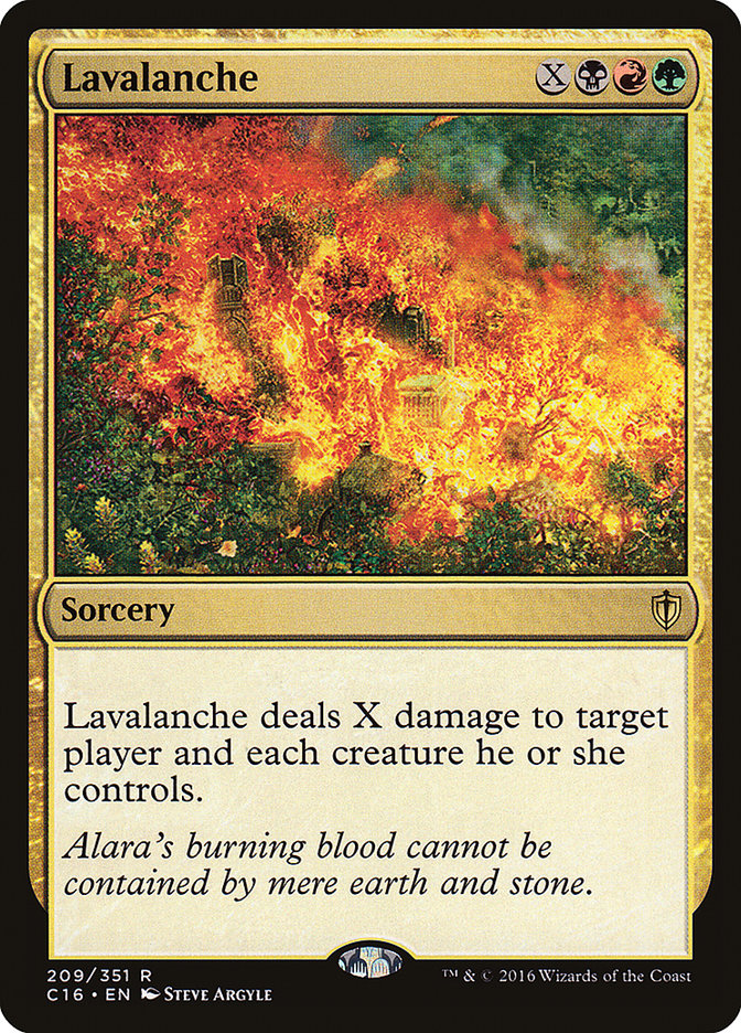 Lavalanche [Commander 2016] MTG Single Magic: The Gathering | Red Claw Gaming