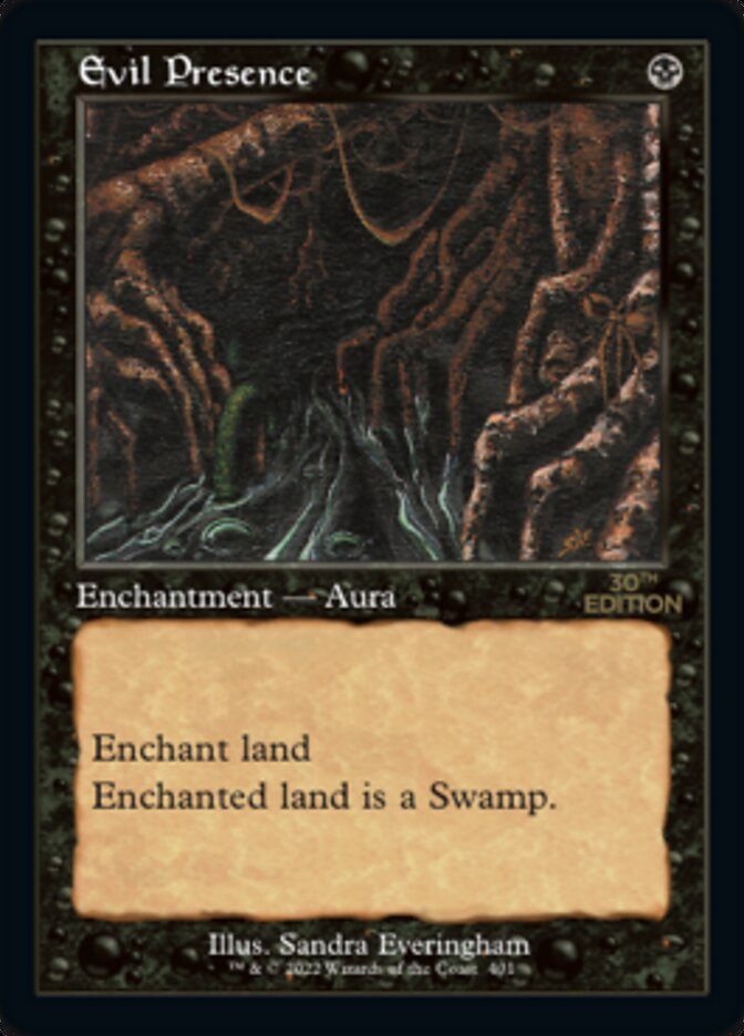 Evil Presence (Retro) [30th Anniversary Edition] MTG Single Magic: The Gathering | Red Claw Gaming