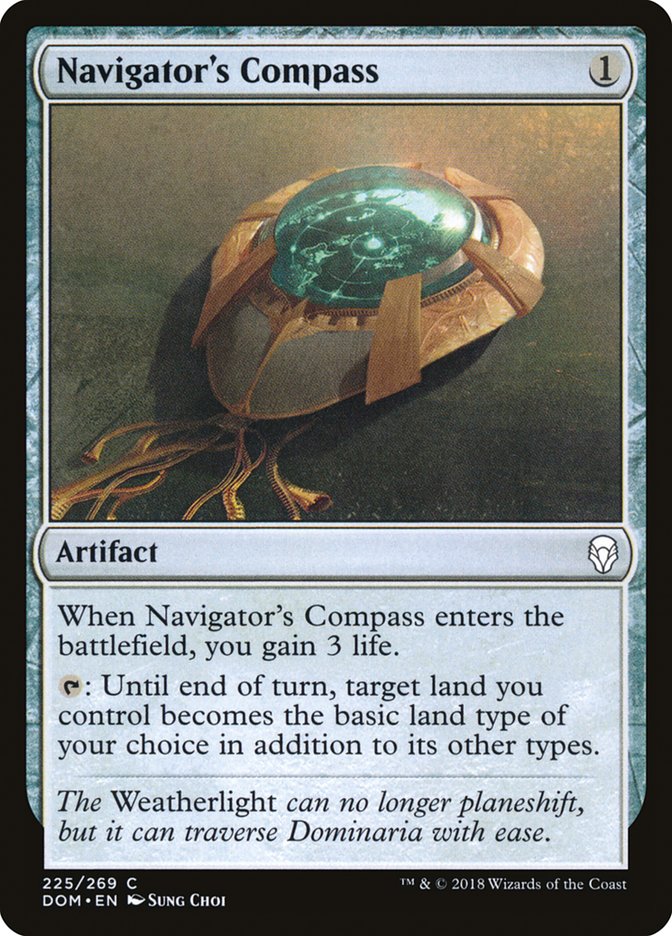 Navigator's Compass [Dominaria] MTG Single Magic: The Gathering | Red Claw Gaming