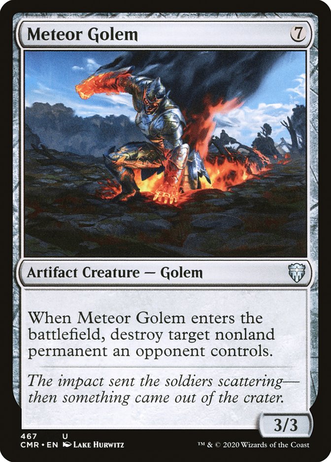 Meteor Golem (467) [Commander Legends] MTG Single Magic: The Gathering | Red Claw Gaming
