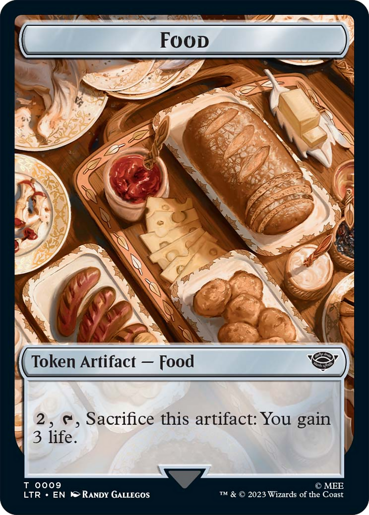 Food (09) // Orc Army (05) Double-Sided Token [The Lord of the Rings: Tales of Middle-Earth Tokens] MTG Single Magic: The Gathering | Red Claw Gaming