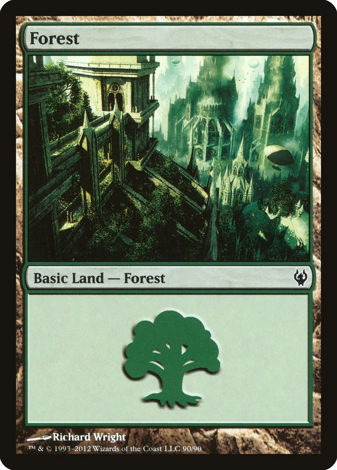 Forest (90) [Duel Decks: Izzet vs. Golgari] MTG Single Magic: The Gathering | Red Claw Gaming