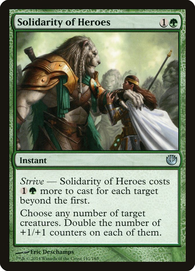 Solidarity of Heroes [Journey into Nyx] MTG Single Magic: The Gathering | Red Claw Gaming