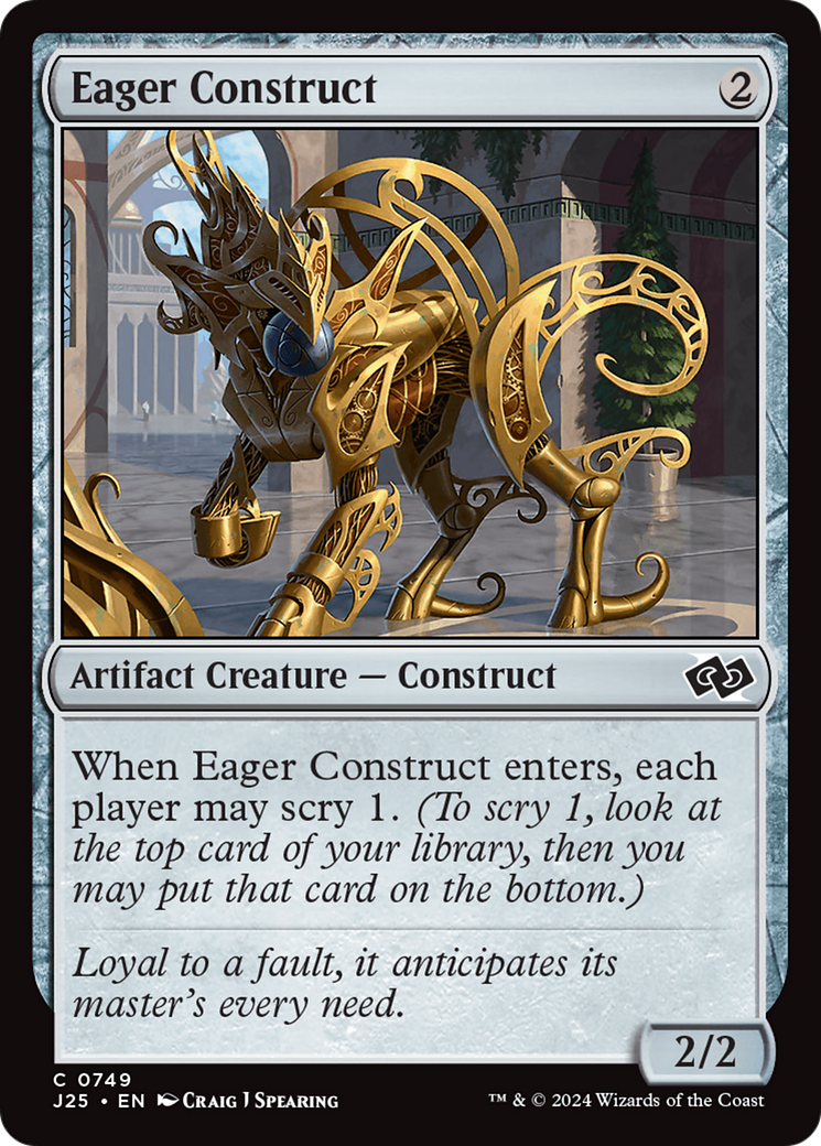 Eager Construct [Foundations Jumpstart] MTG Single Magic: The Gathering | Red Claw Gaming