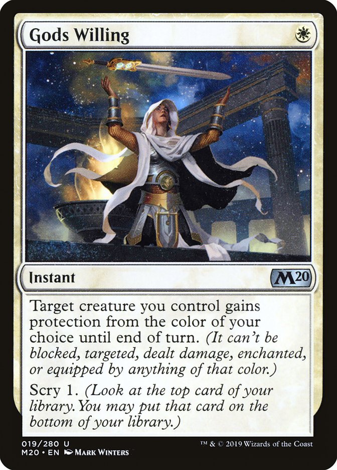 Gods Willing [Core Set 2020] MTG Single Magic: The Gathering | Red Claw Gaming