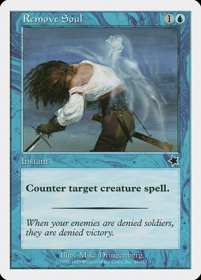 Remove Soul [Starter 1999] MTG Single Magic: The Gathering | Red Claw Gaming