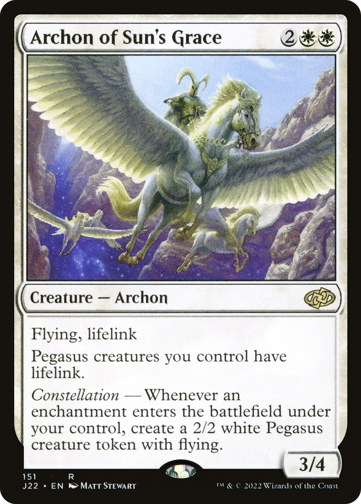Archon of Sun's Grace [Jumpstart 2022] MTG Single Magic: The Gathering | Red Claw Gaming