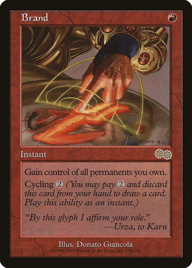 Brand [Urza's Saga] MTG Single Magic: The Gathering | Red Claw Gaming