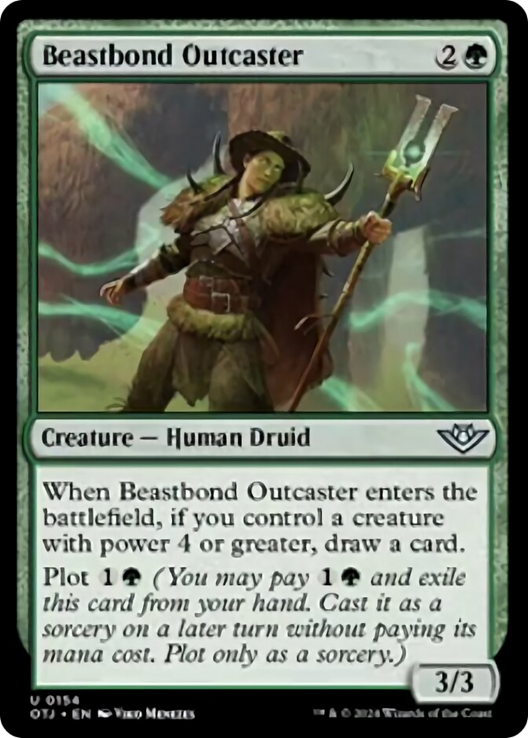 Beastbond Outcaster [Outlaws of Thunder Junction] MTG Single Magic: The Gathering    | Red Claw Gaming