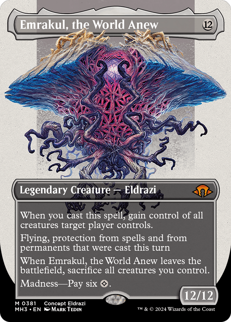 Emrakul, the World Anew (Borderless) [Modern Horizons 3] MTG Single Magic: The Gathering    | Red Claw Gaming