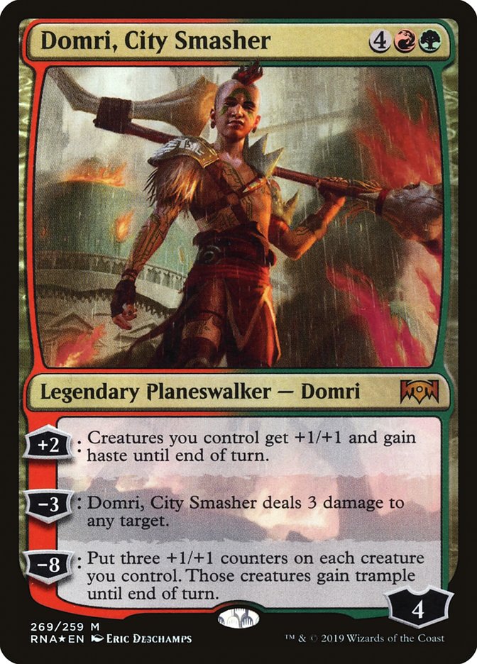 Domri, City Smasher [Ravnica Allegiance] MTG Single Magic: The Gathering | Red Claw Gaming