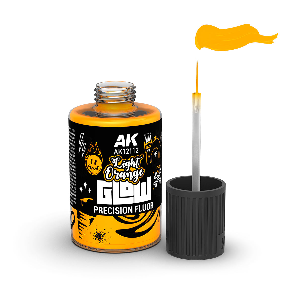 AK Interactive Light Orange Glow Precision Fluor 30ml | Red Claw Gaming