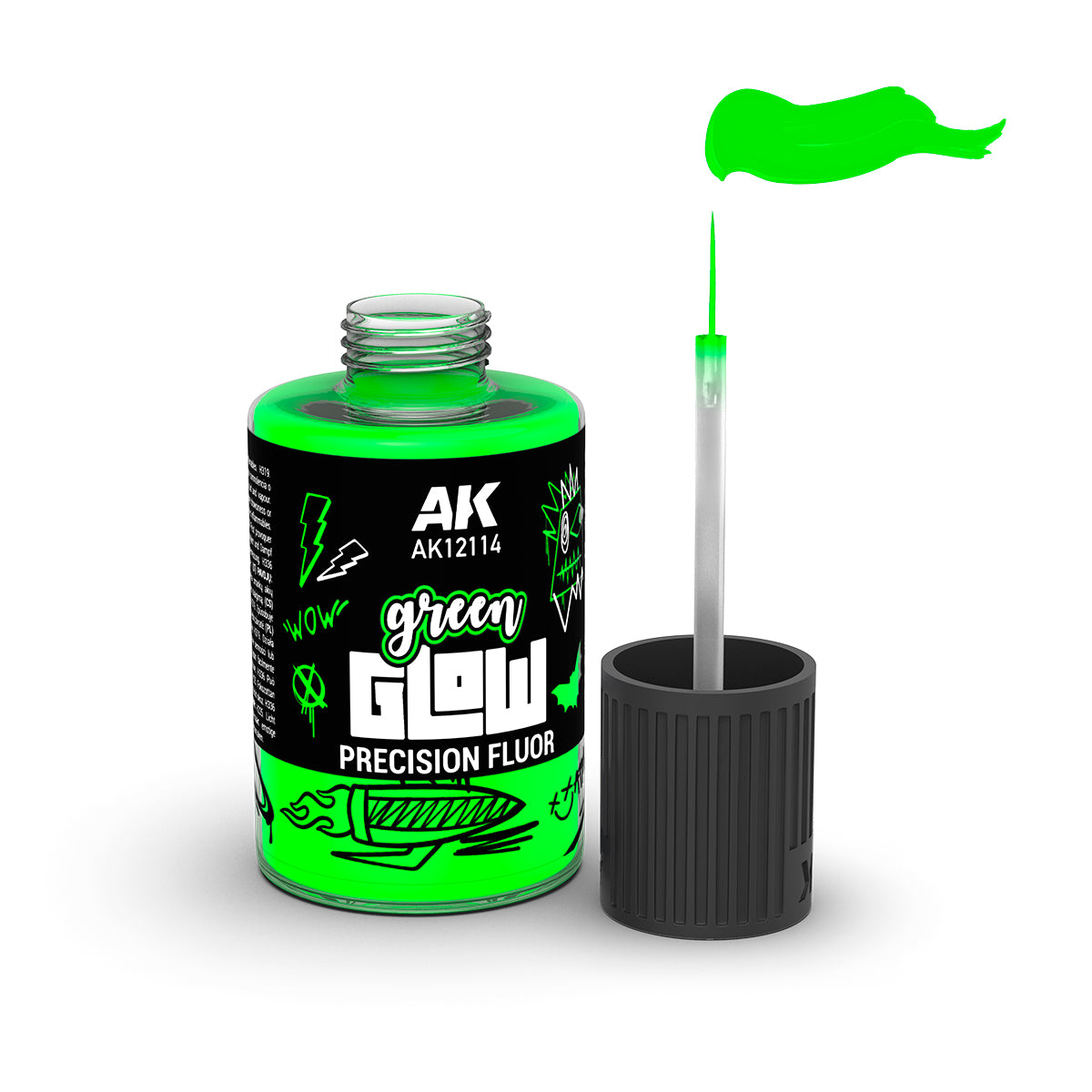 AK Interactive Green Glow Precision Fluor 30ml | Red Claw Gaming